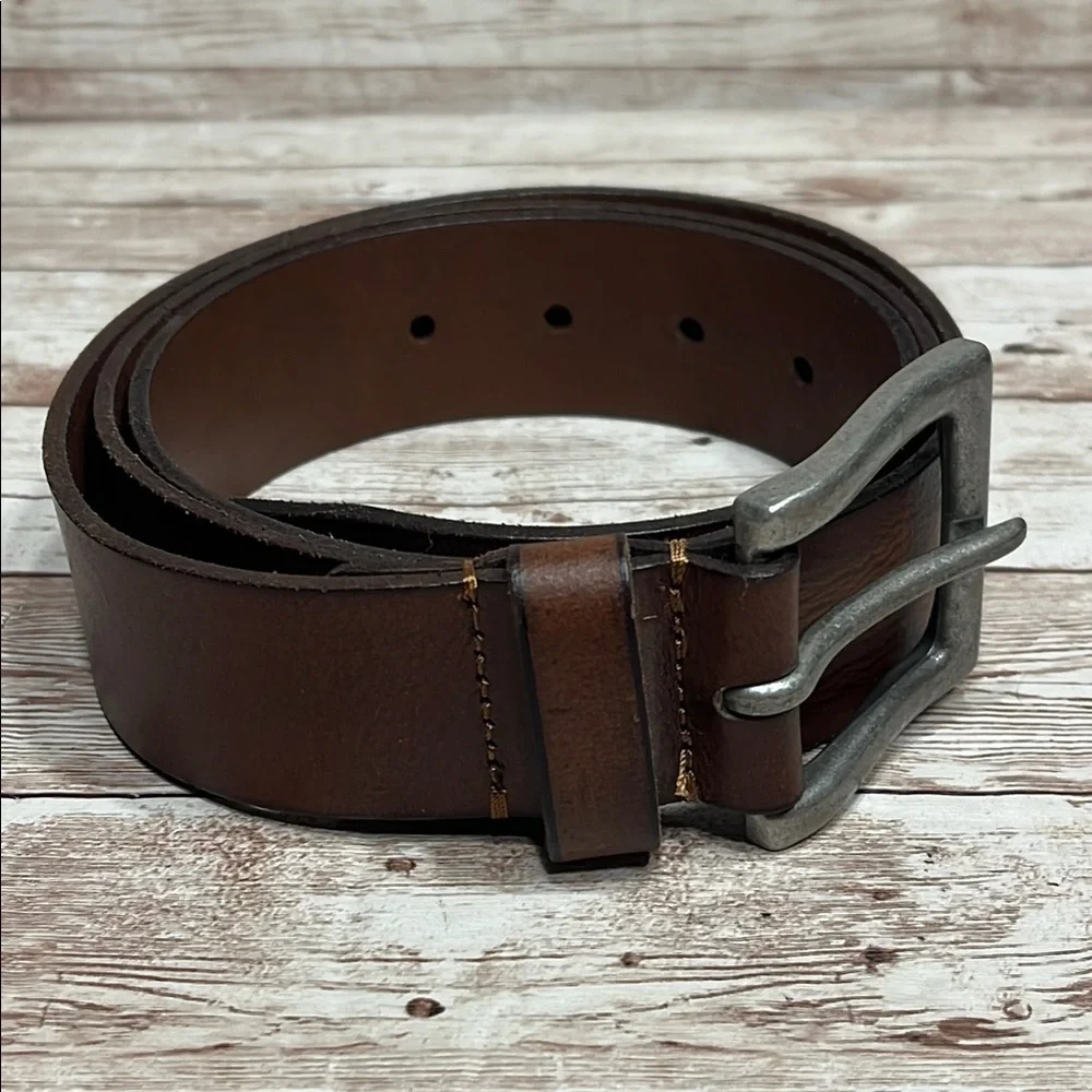 Men's Brown Leather Belt